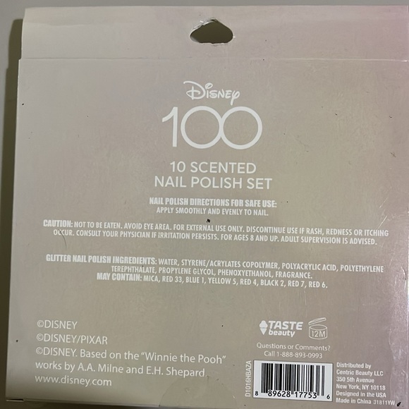 Disney100 Nail Polish Set 10 Scented Polishes - Picture 3 of 3